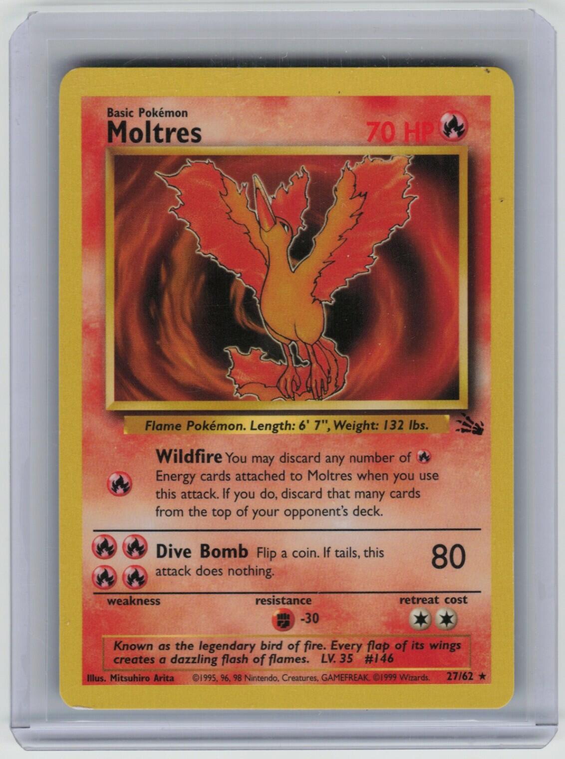 Moltres (27) Rare Fossil 27/62 LP