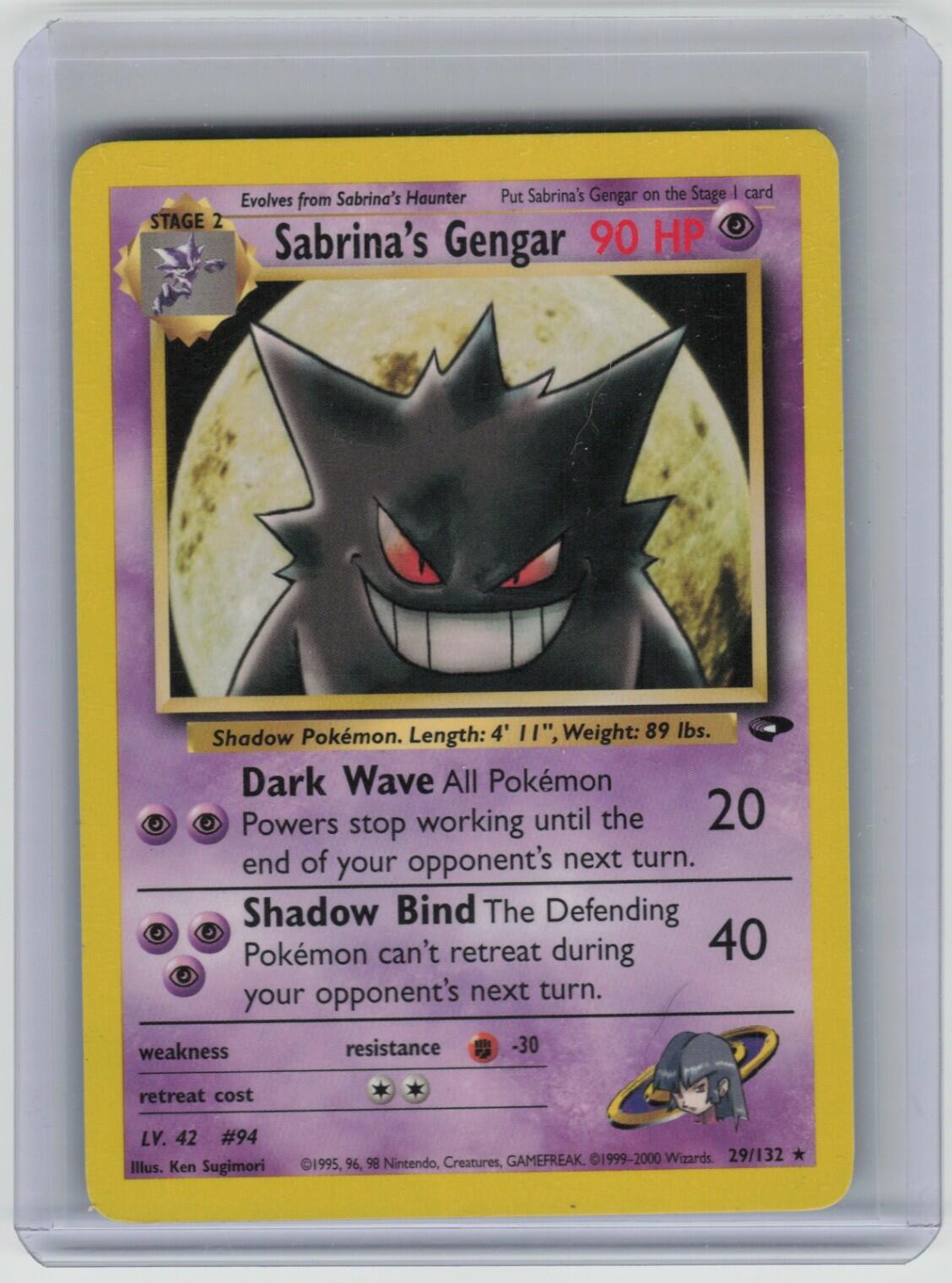Sabrina's Gengar Rare Gym Challenge 029/132 LP