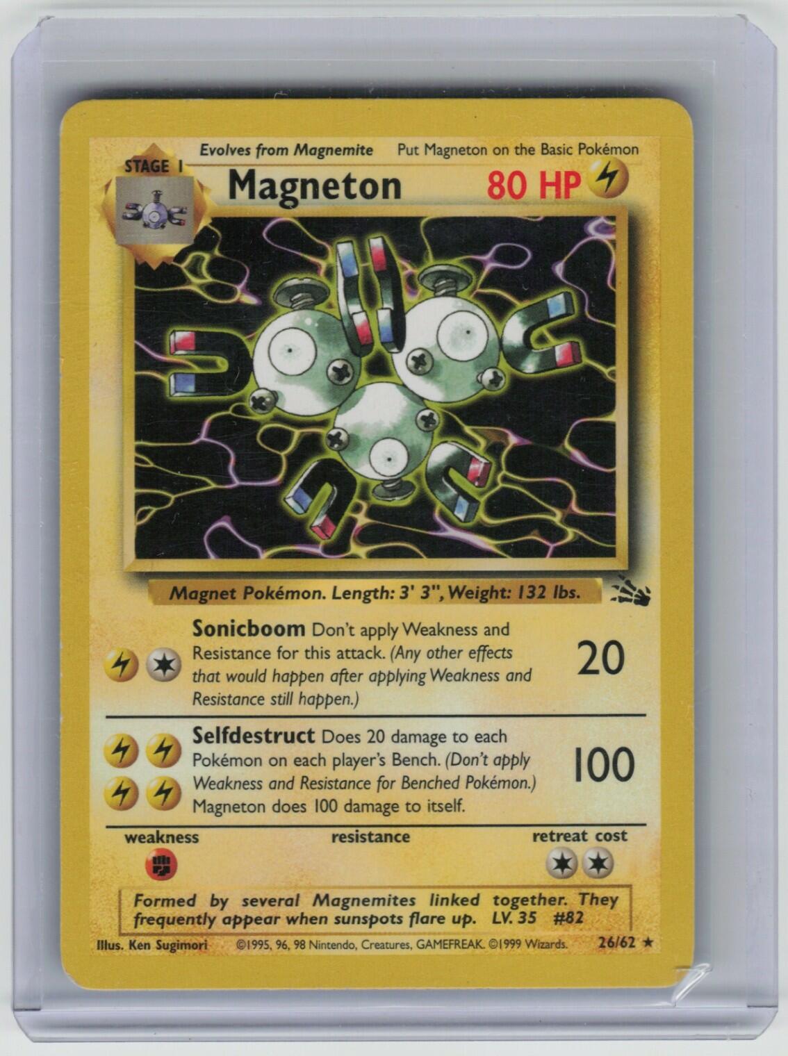 Magneton (26) Rare Fossil 26/62 LP