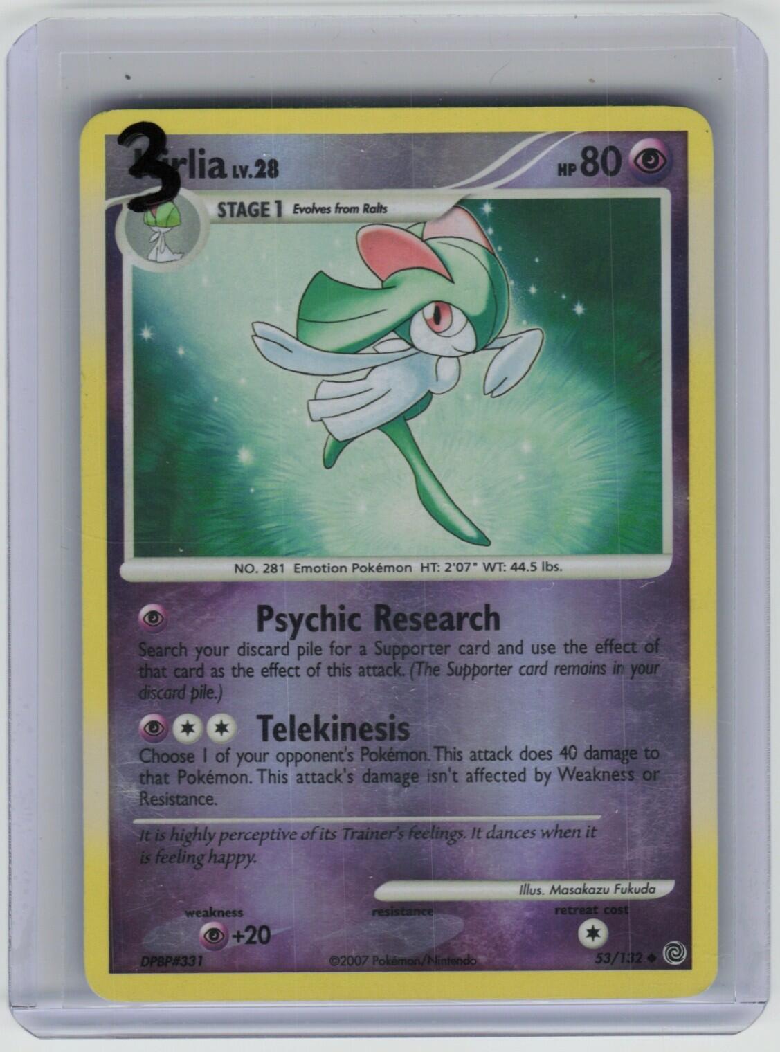Kirlia - (Prerelease) Promo Diamond and Pearl Promos 53/132 LP