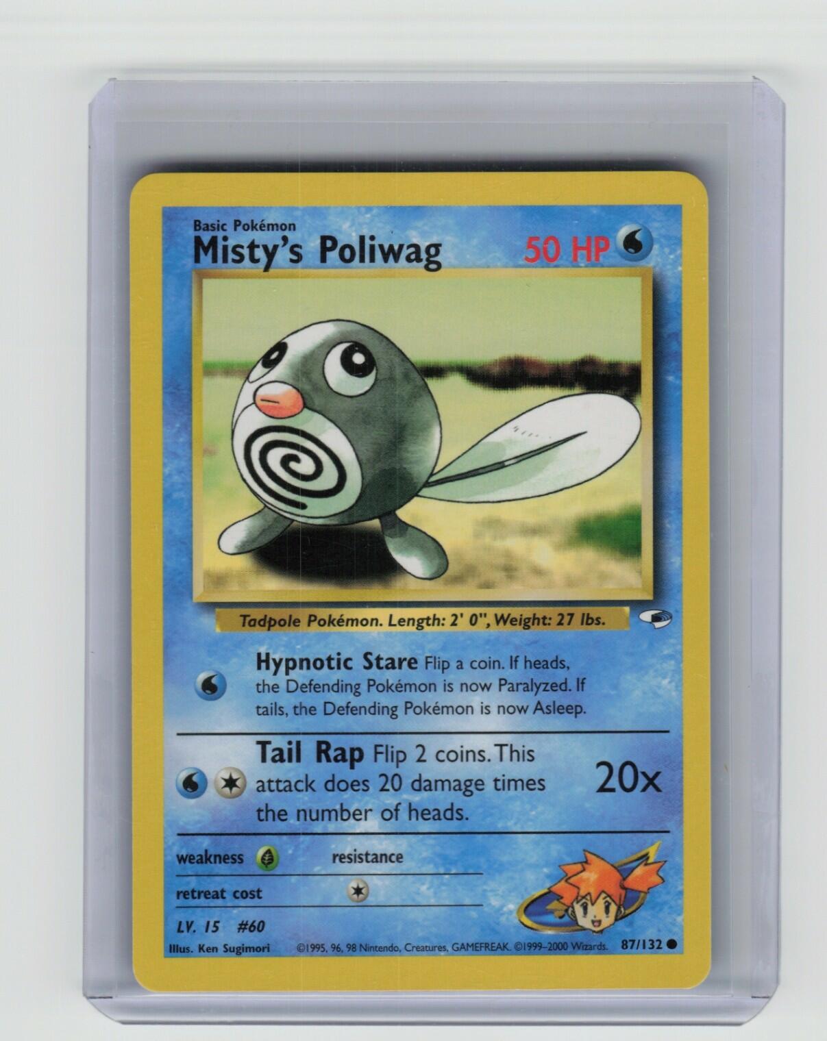 Misty's Poliwag Common Gym Challenge 089/132 LP