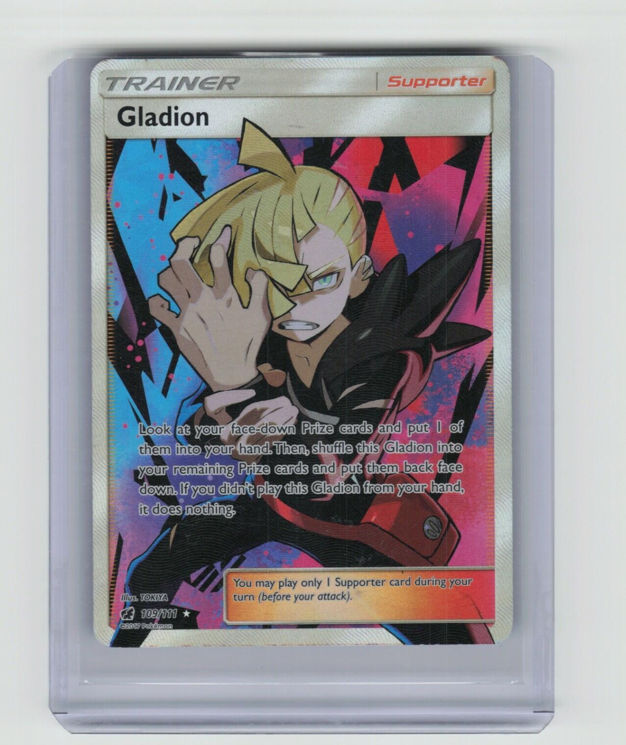 Gladion (Full Art) Ultra Rare SM - Crimson Invasion 109/111 NM