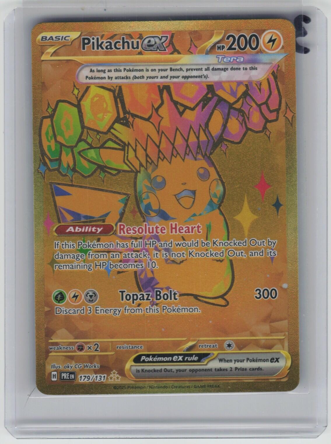 Pikachu ex - Hyper Rare SV: Prismatic Evolutions 179/131 NM