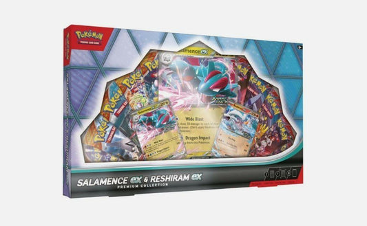 Pre-Sale Salamence Ex & Reshiram Ex Premium Collection Presale Ships 10/10