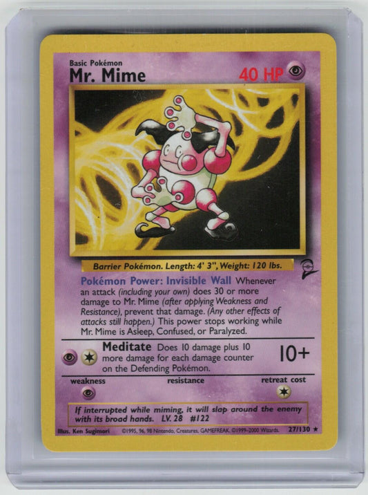 Mr. Mime Rare Base Set 2 027/130 LP