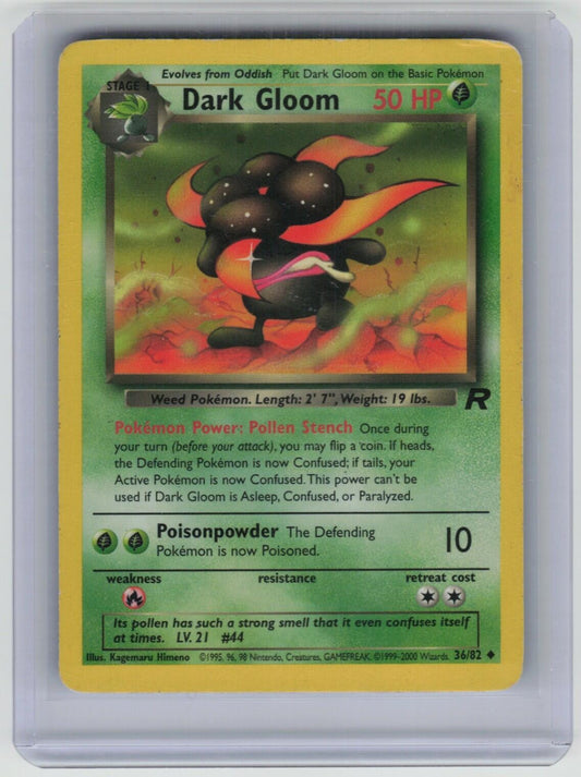 Dark Gloom Uncommon Team Rocket 36/82 LP
