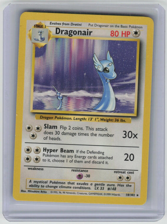 Dragonair Rare Base Set 018/102 LP