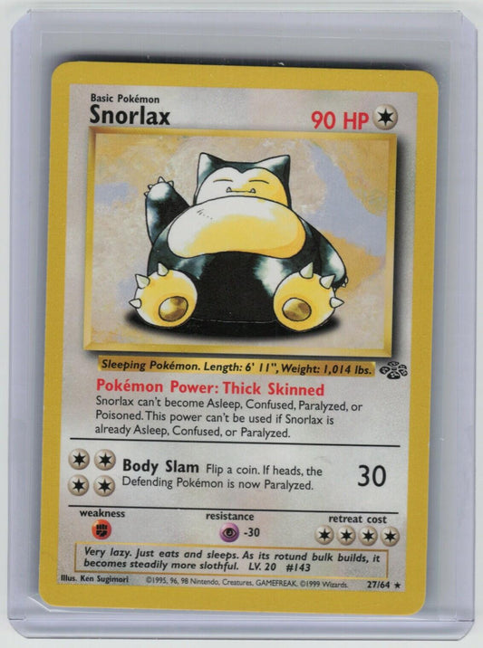 Snorlax (27) Rare Jungle 27/64 LP