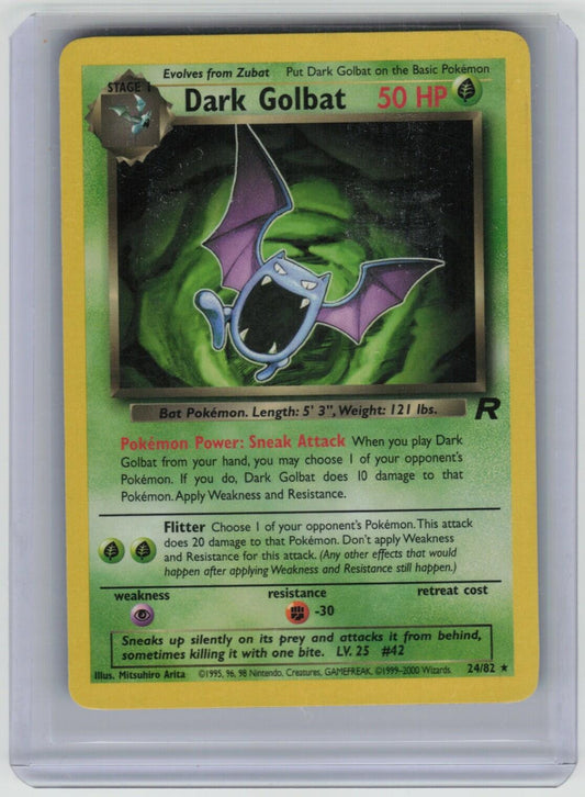 Dark Golbat (24) Rare Team Rocket 24/82 LP