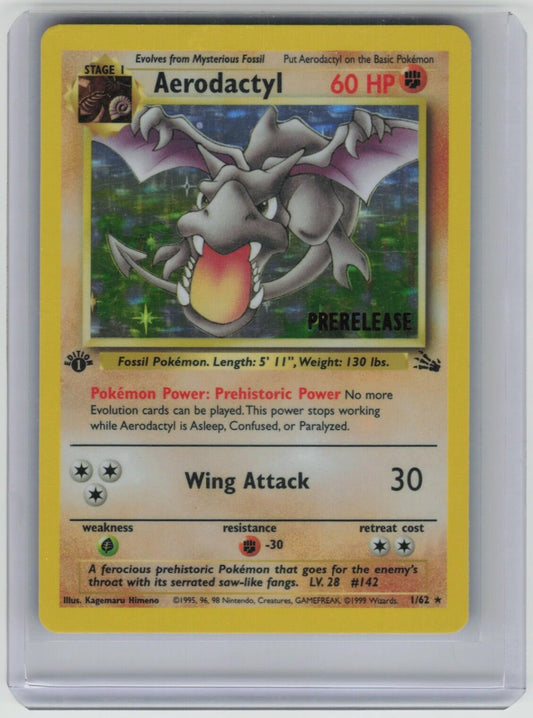 Aerodactyl (1) Holo Rare Fossil 01/62 LP