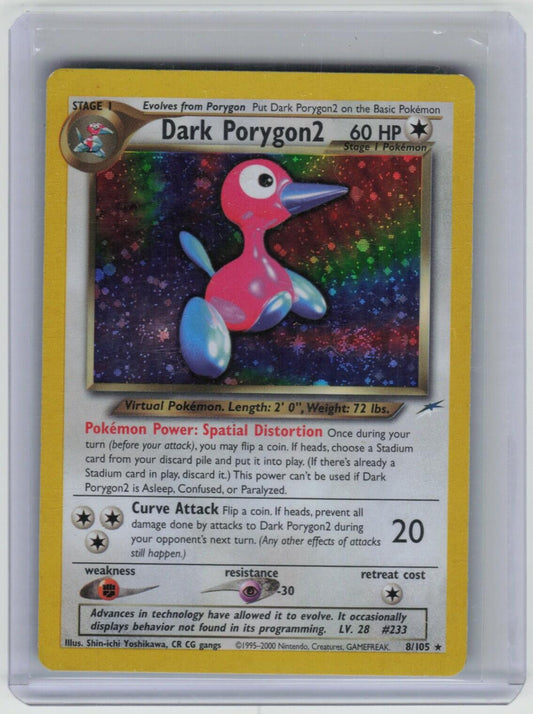 Dark Porygon2 Holo Rare Neo Destiny 008/105 LP