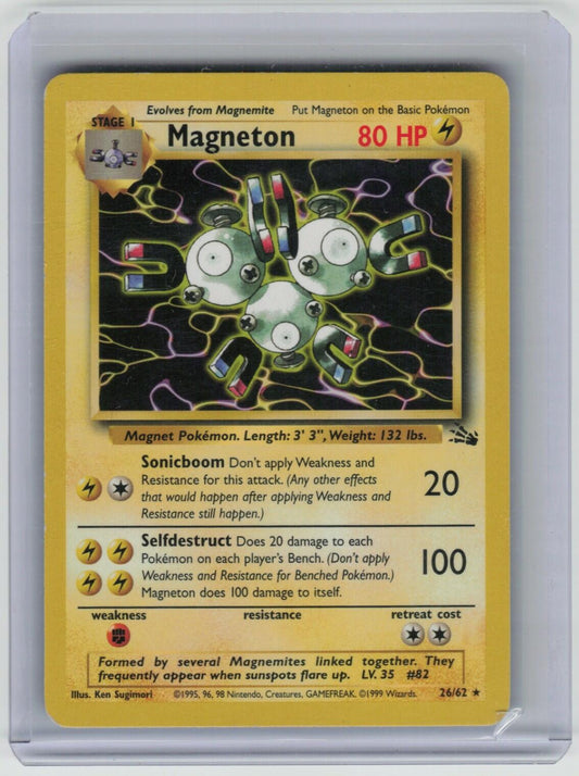 Magneton (26) Rare Fossil 26/62 LP