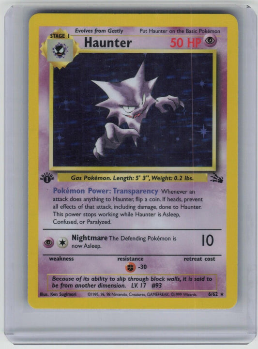 Haunter (6) Holo Rare Fossil 06/62 LP
