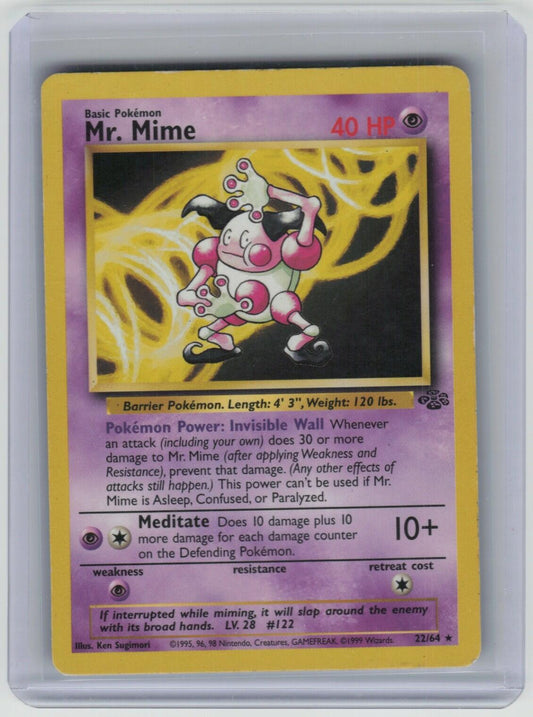 Mr. Mime (22) Rare Jungle 22/64 LP