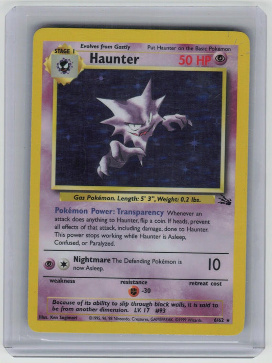 Haunter (6) Holo Rare Fossil 06/62 LP