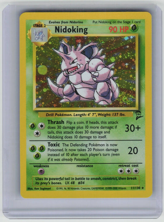 Nidoking Holo Rare Base Set 2 011/130 LP