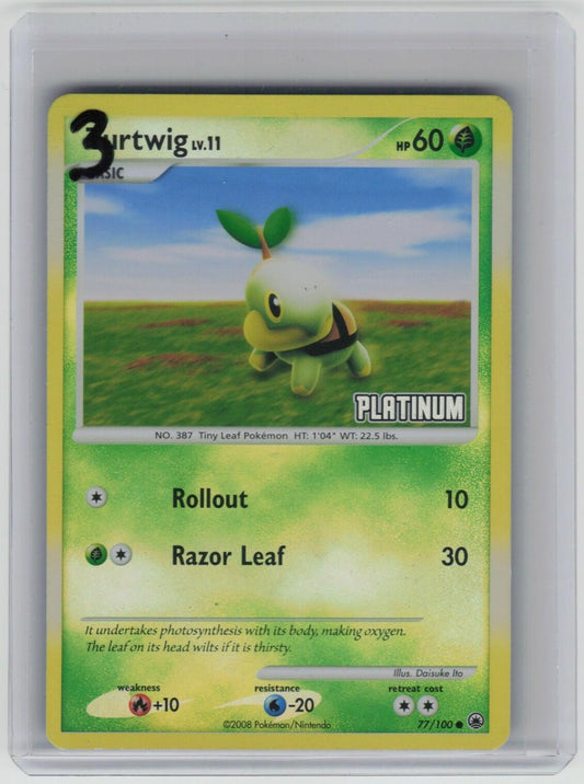 Turtwig -  [Platinum] Promo Burger King Promos 077/100 LP