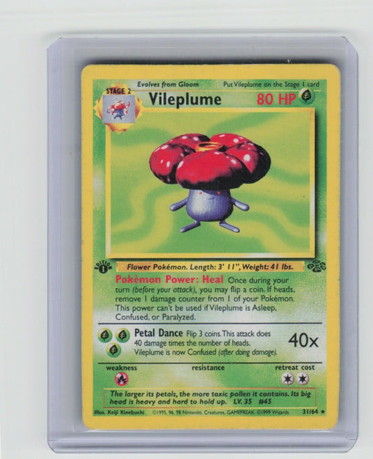 Vileplume (31) Rare Jungle 31/64 LP