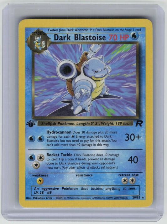 Dark Blastoise (20) Rare Team Rocket 20/82 LP