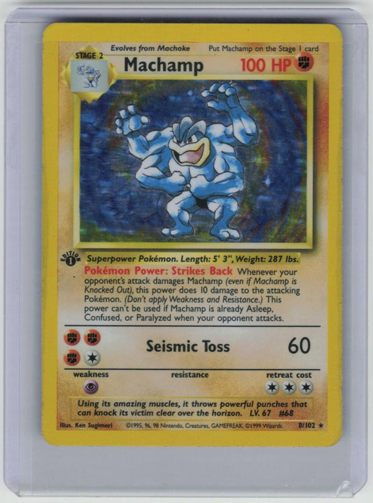 Machamp - 8/102 Holo Rare Deck Exclusives 008/102 LP