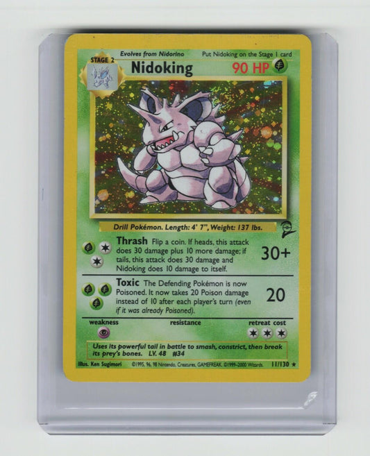 Nidoking Holo Rare Base Set 2 011/130 LP