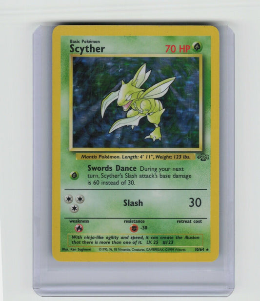 Scyther (10) Holo Rare Jungle 10/64 LP
