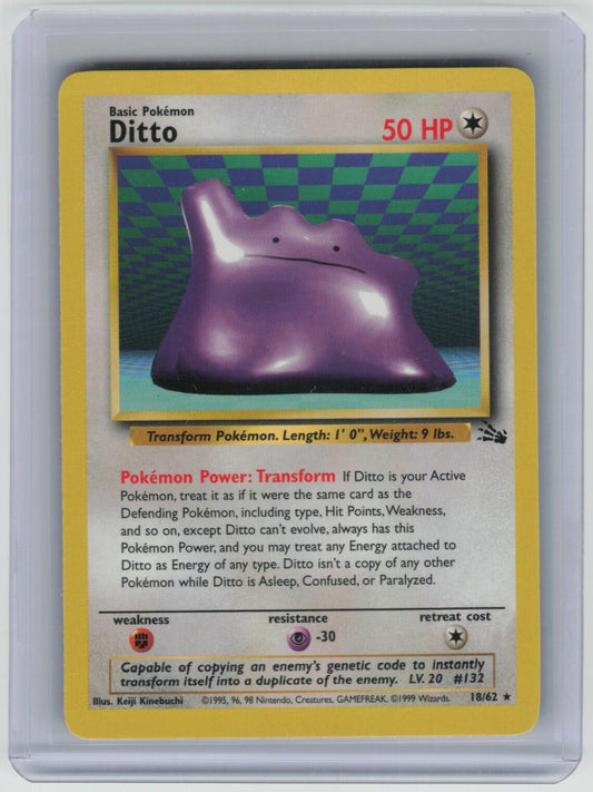 Ditto (18) Rare Fossil 18/62 LP