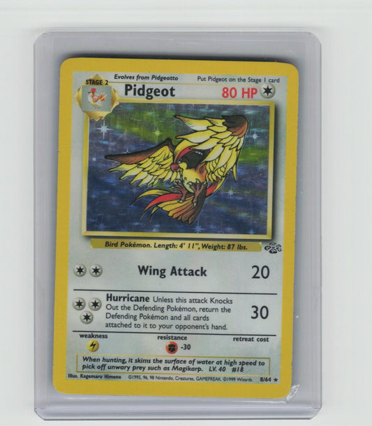Pidgeot (8) Holo Rare Jungle 08/64 LP