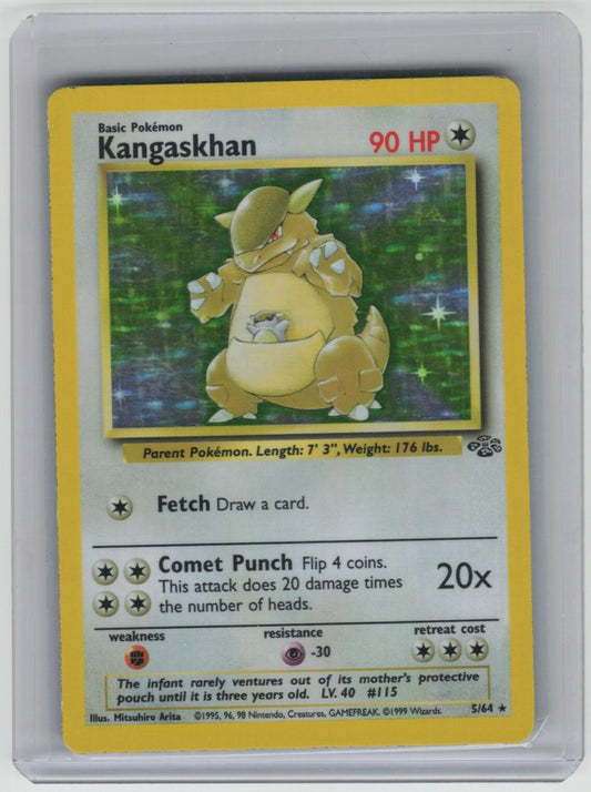 Kangaskhan (5) Holo Rare Jungle 05/64 LP