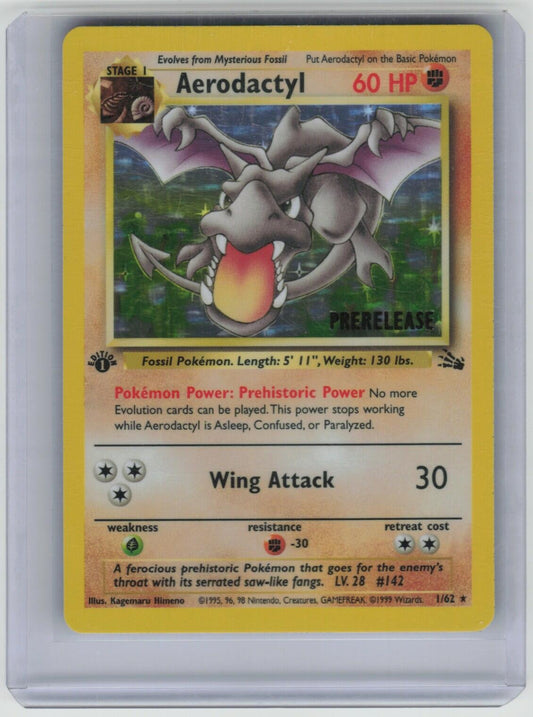 Aerodactyl (Prerelease) Promo WoTC Promo 01/62 LP
