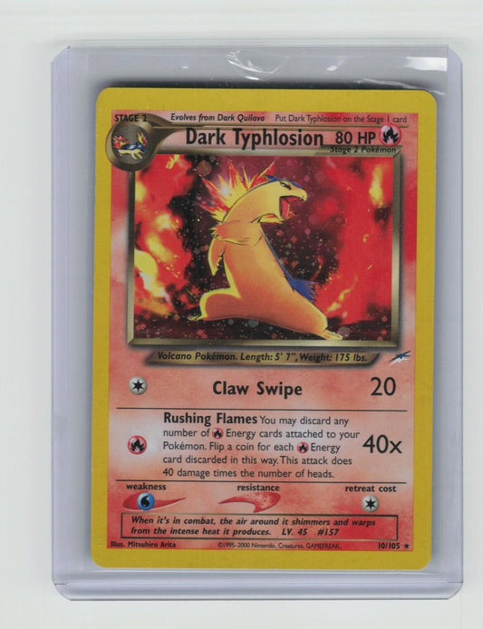 Dark Typhlosion Holo Rare Neo Destiny 010/105 LP