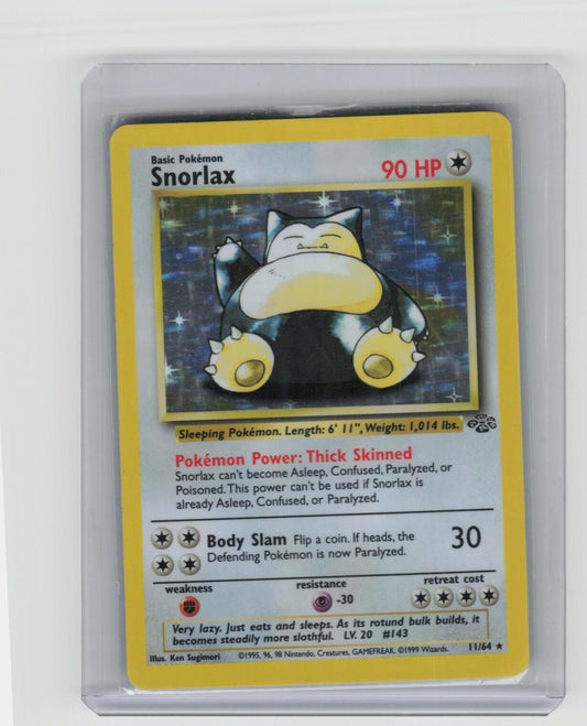 Snorlax (11) Holo Rare Jungle 11/64 LP