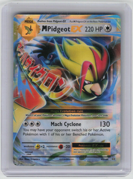 M Pidgeot EX Ultra Rare XY - Evolutions 65/108 NM