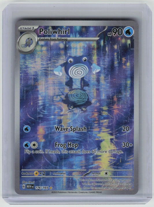 Poliwhirl Illustration Rare SV: Scarlet & Violet 151 176/165 NM