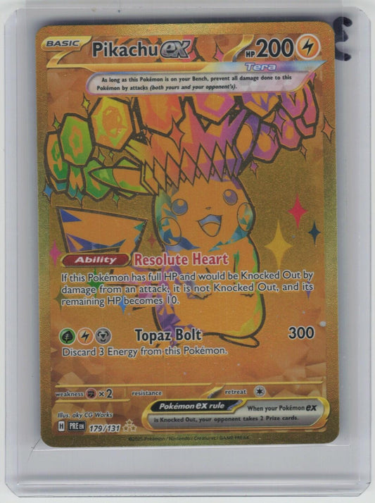 Pikachu ex - Hyper Rare SV: Prismatic Evolutions 179/131 NM