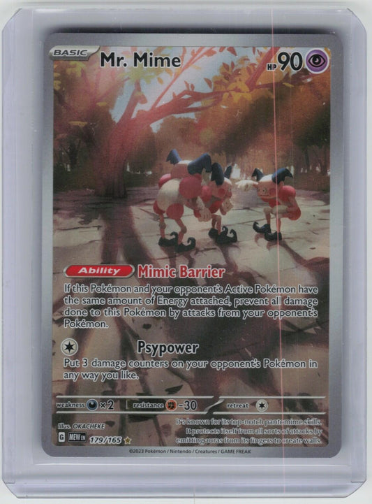 Mr. Mime - Illustration Rare SV: Scarlet & Violet 151 179/165 NM