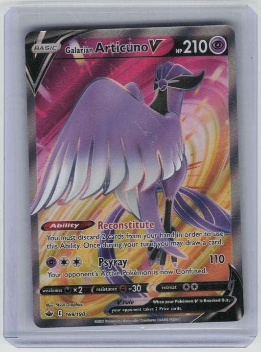 Blaziken V (Full Art) Ultra Rare SWSH06: Chilling Reign 161/198 NM