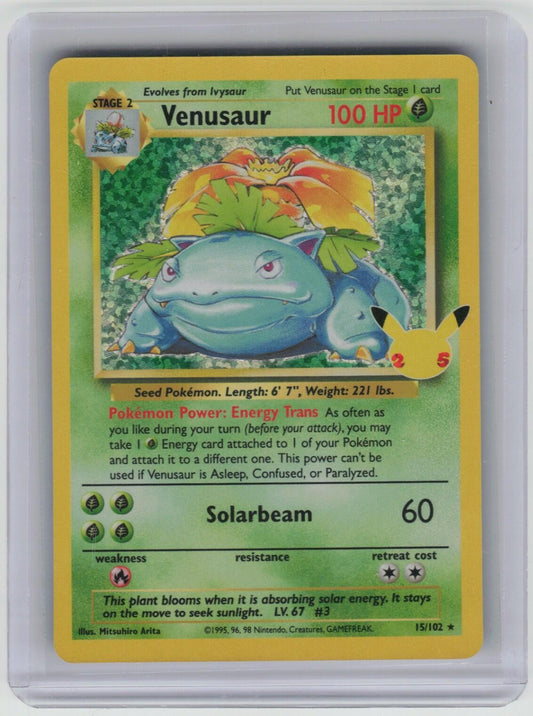 Venusaur Classic Collection Celebrations: Classic Collection 15/102 NM